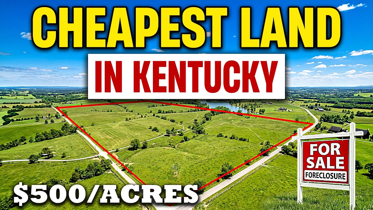 11 ULTRA-CHEAP Kentucky Land Listings With MASSIVE ACREAGE &mdash; MOVE-IN READY Deals Gems