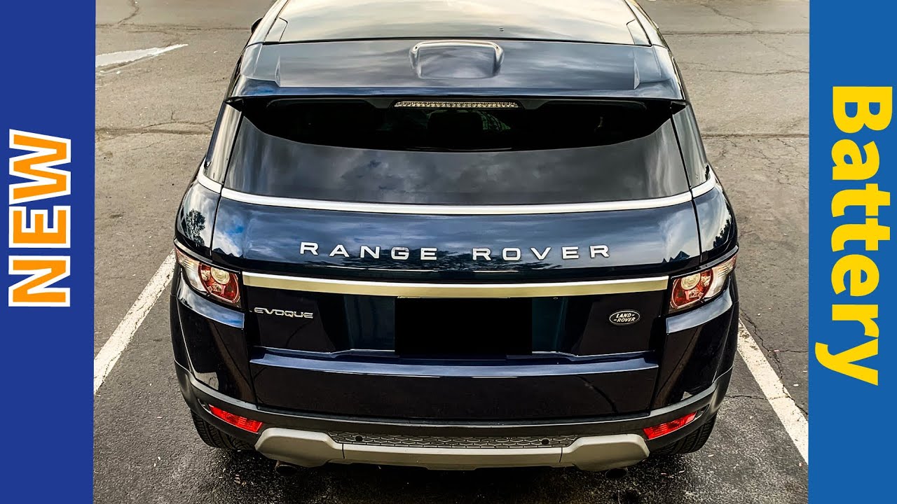 RANGE ROVER EVOQUE | BATTERY REPLACEMENT | HOW TO REPLACE | ALL ABOUT CARS | FYP