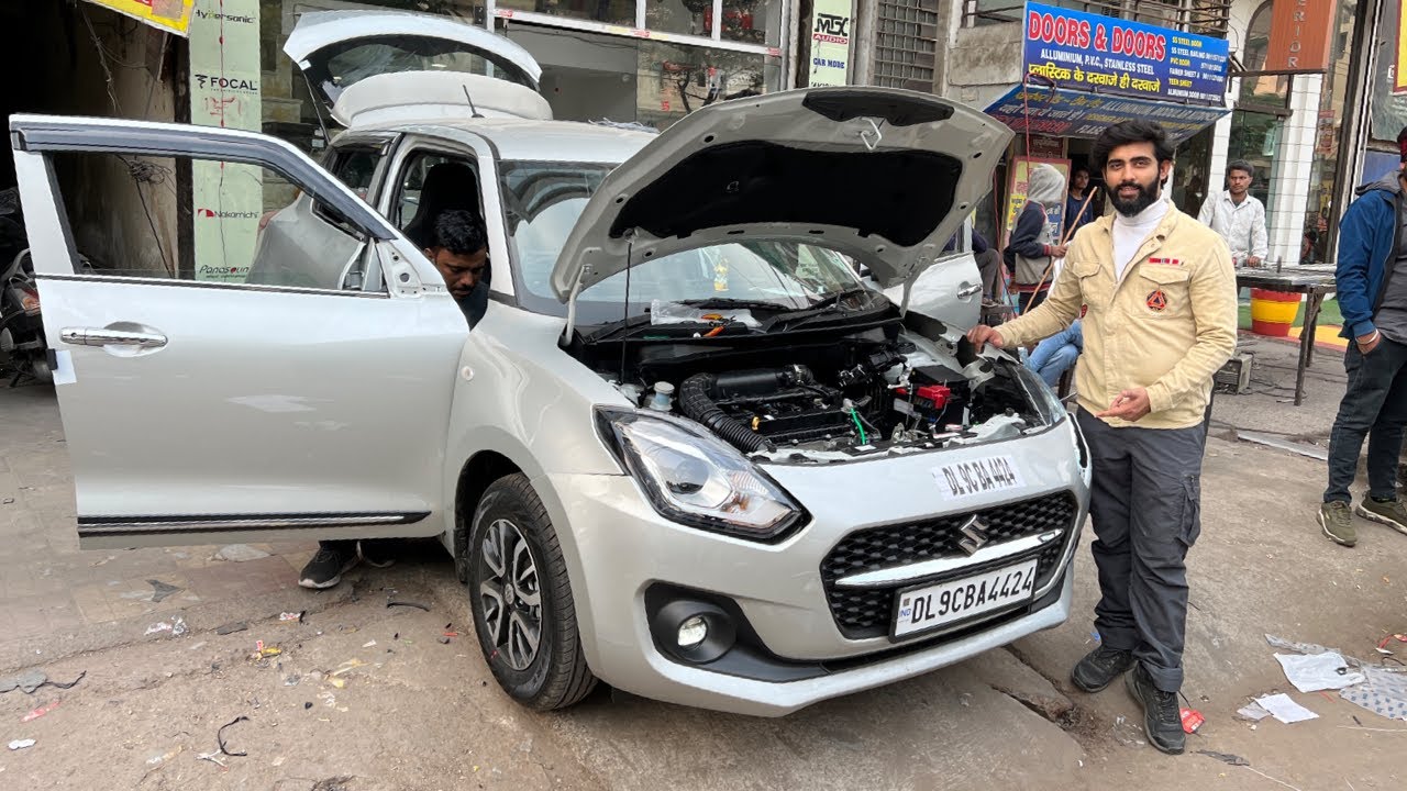 Maruti Swift Modification With OEM Parts | Base To Top Conversion | Lxi To Zxi Modifiy | Accesories