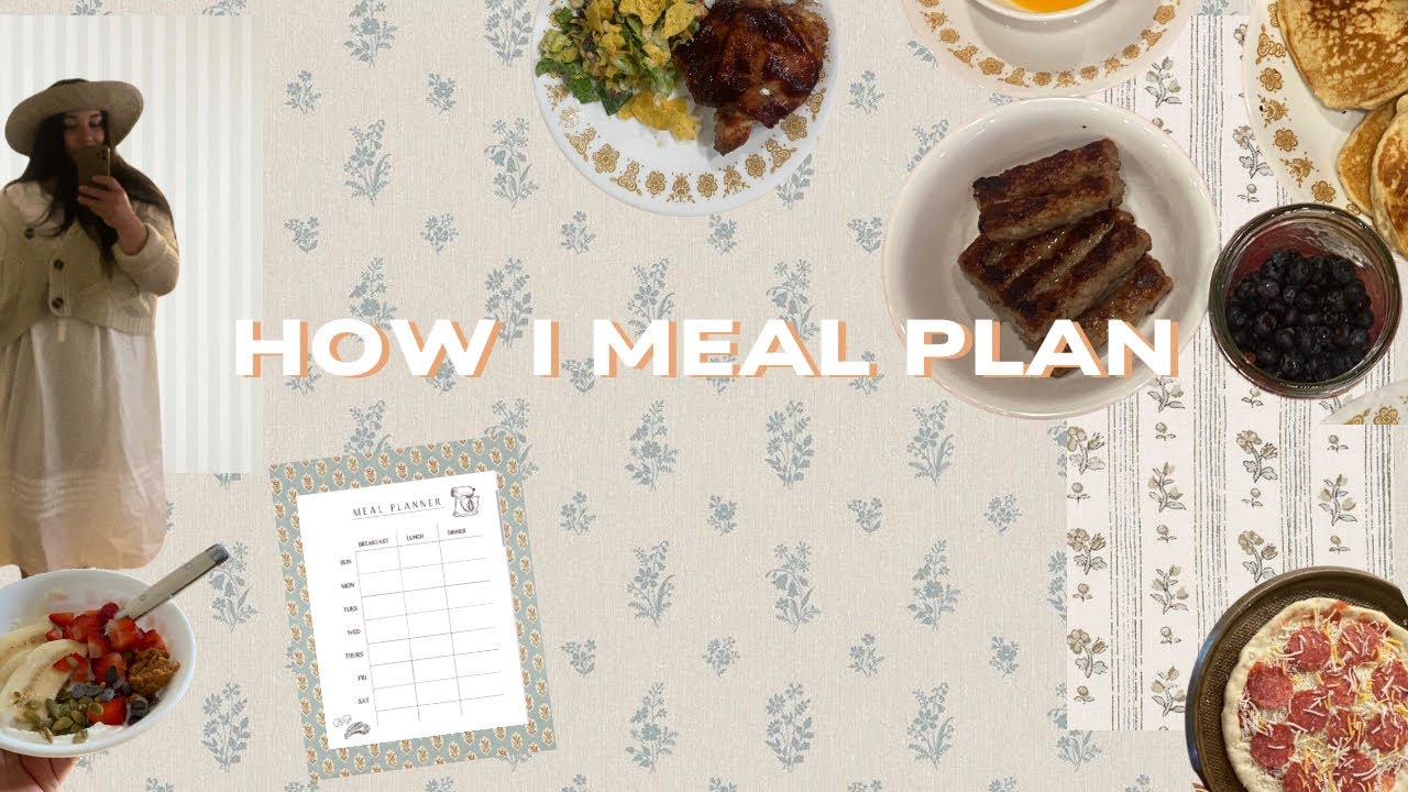 How I Plan My Groceries & Meals For The Week As A Stay At Home Mom!