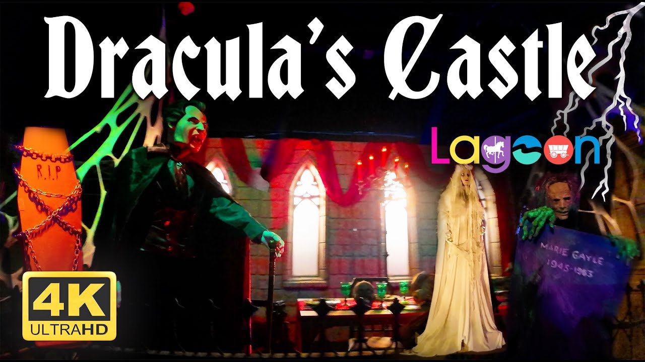NEW! Dracula's Castle 2025 Updates! (4K Extreme Low-Light) POV - Lagoon Amusement Park