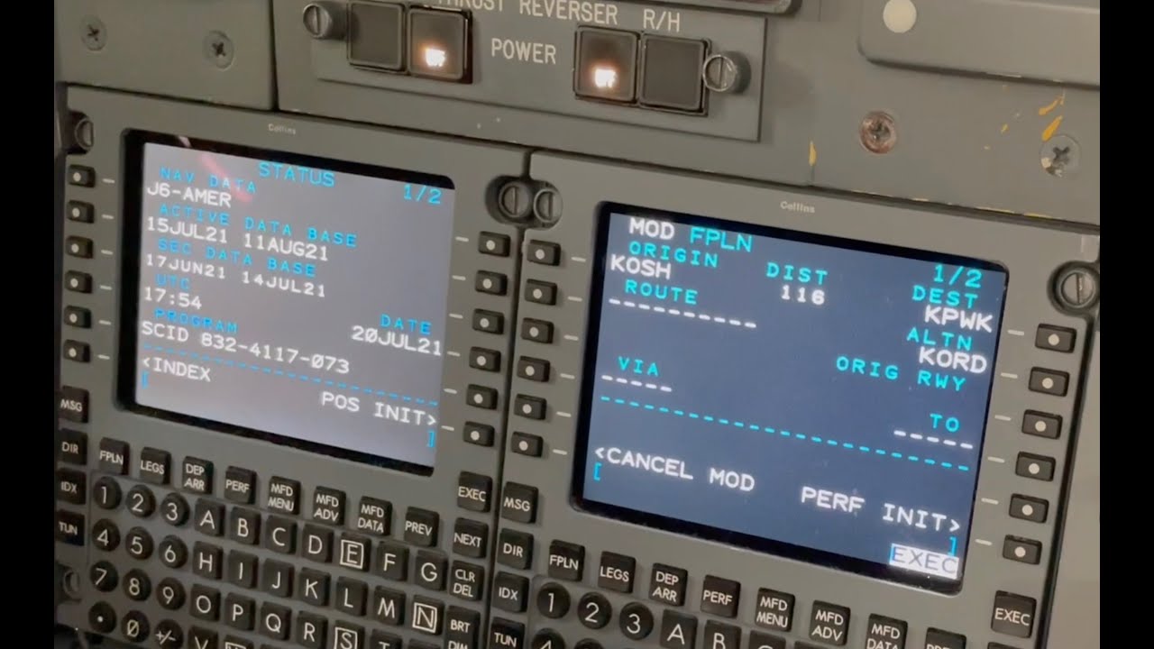 Hawker 800xp FMS preflight