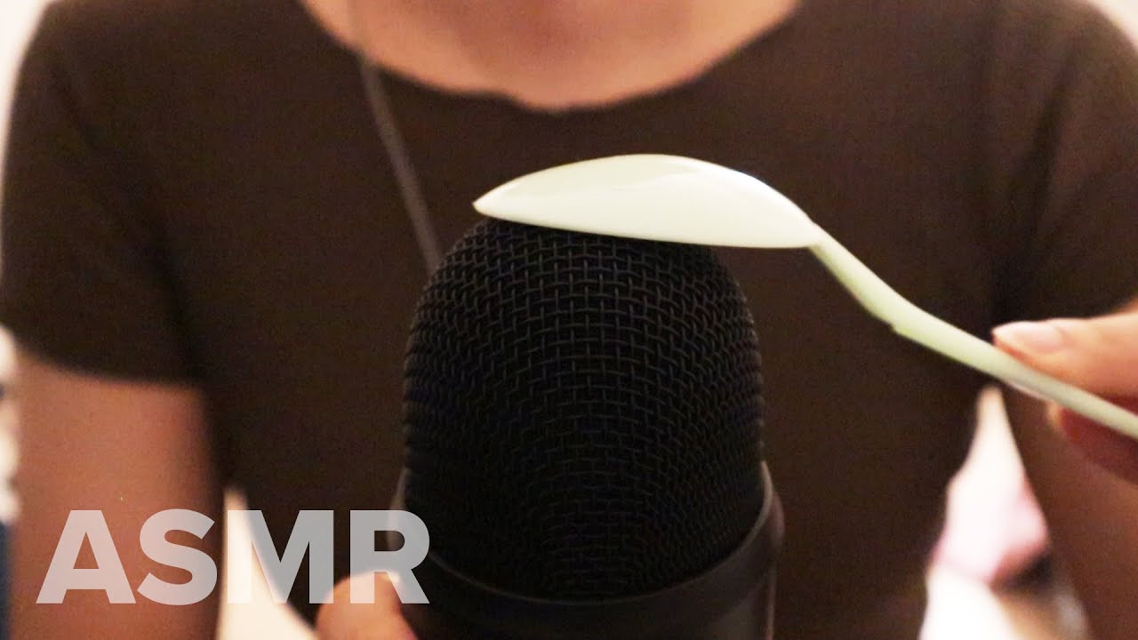 ASMR | 플라스틱 숟가락에서 팅글 느껴보신분? (살짝 고막 주의)✨Feel the tingle with a plastic spoon