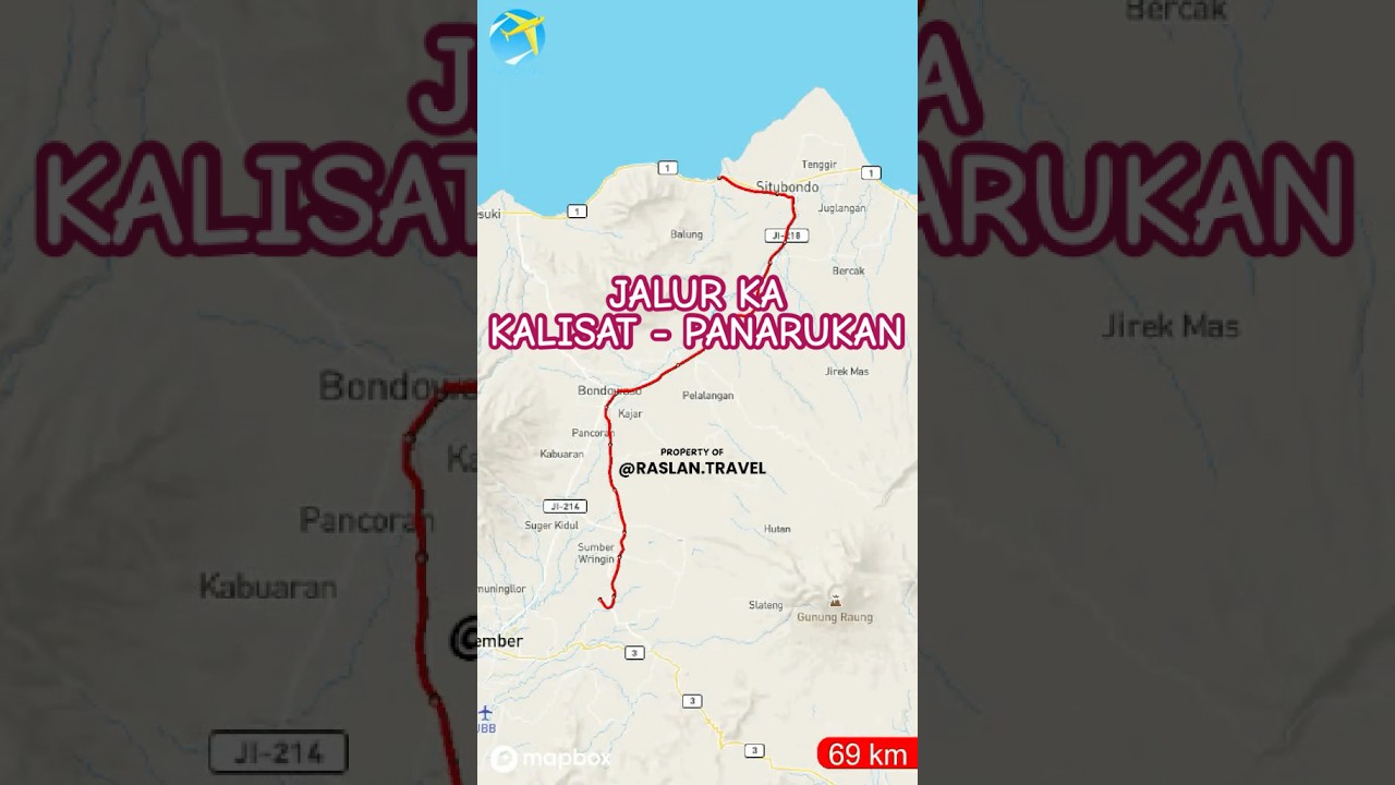 RUTE JALUR KERETA API MATI KALISAT - PANARUKAN