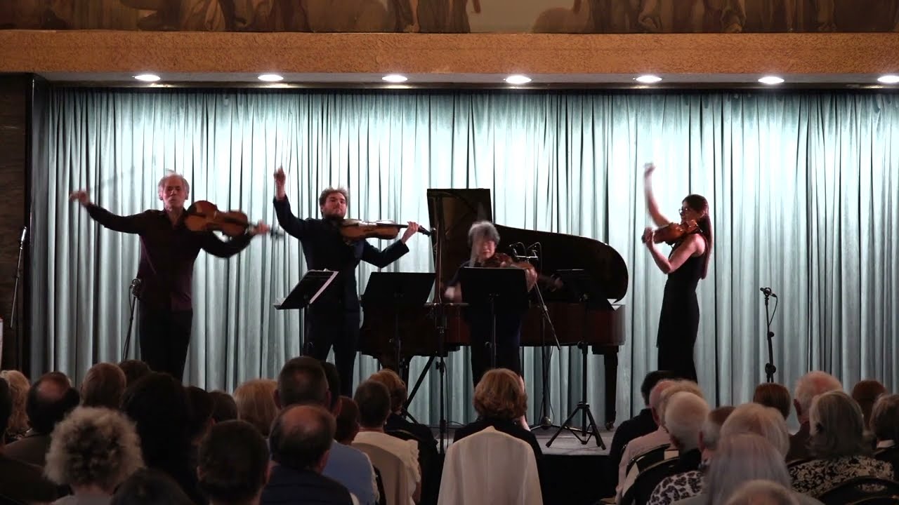 Nobuko Imai, Tim Ridout, Garth Knox, Macarena Pesutic play 'Homage to Ysaye' by Garth Knox
