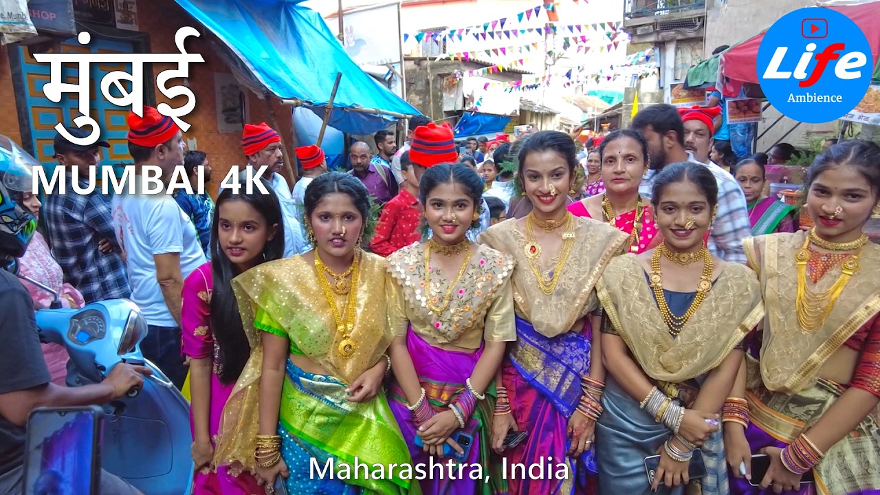 Worli Koliwada - Narali Purnima Festival | India Walking Tour 4K HDR
