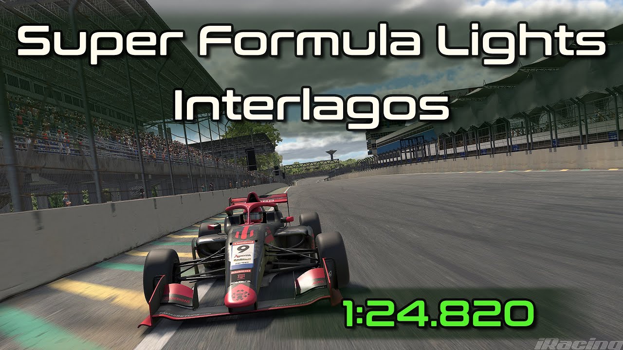 iRacing SFL Super Formula Lights Interlagos Q Hotlap 1:24.820 - 2025 Season 4