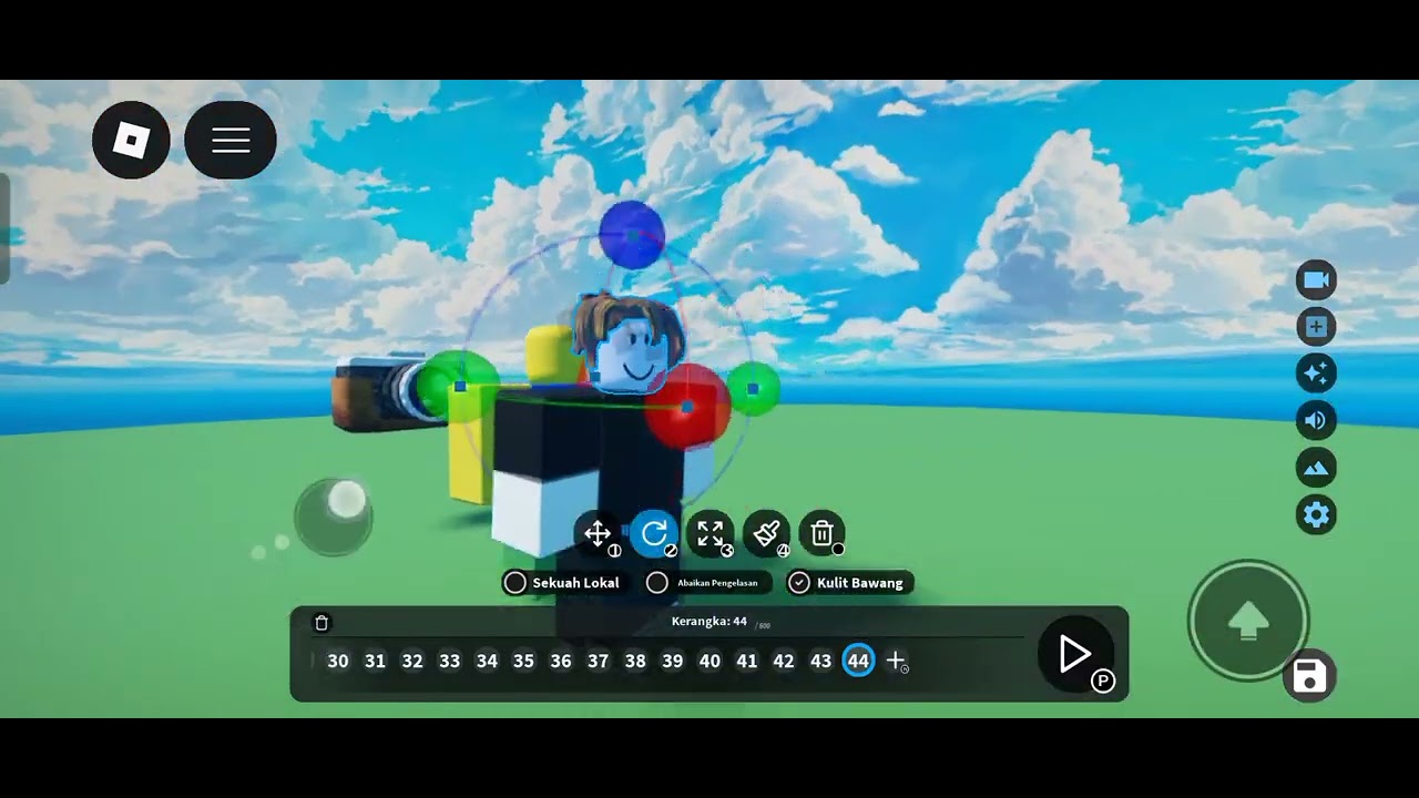 Tutorial dimana cara membuat flim bagus di roblox!!!