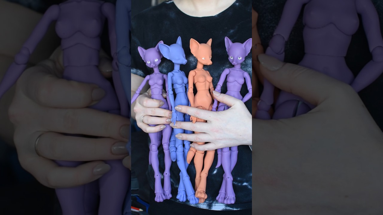 Foxes bjd dolls #bjd #doll #foxdoll #foxbjd #fox #furry