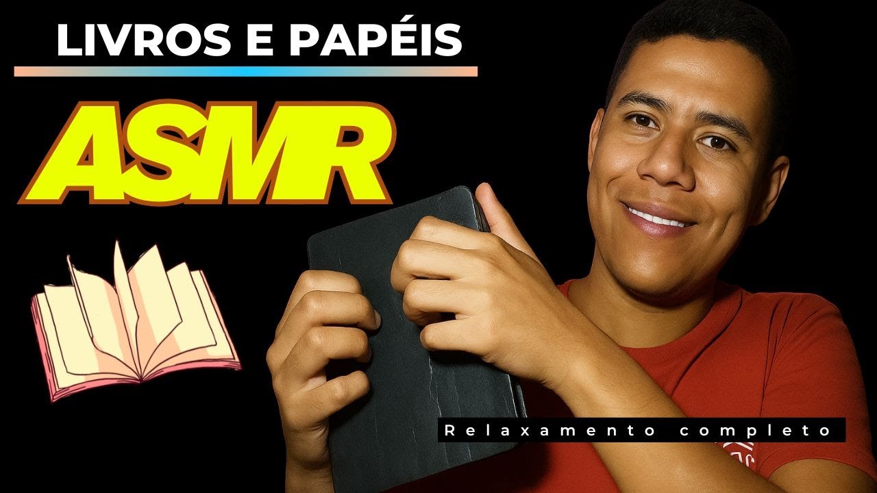 Asmr em livros e papéis 📔 (para arrepiar e relaxar)😴