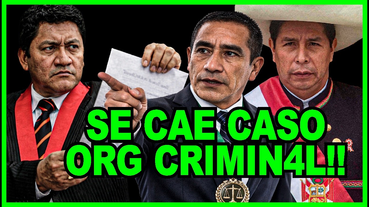 PEDRO CASTILLO! ALERTA SE VENCE LA PRISION PREVENTINA POR ORG CRMININAL