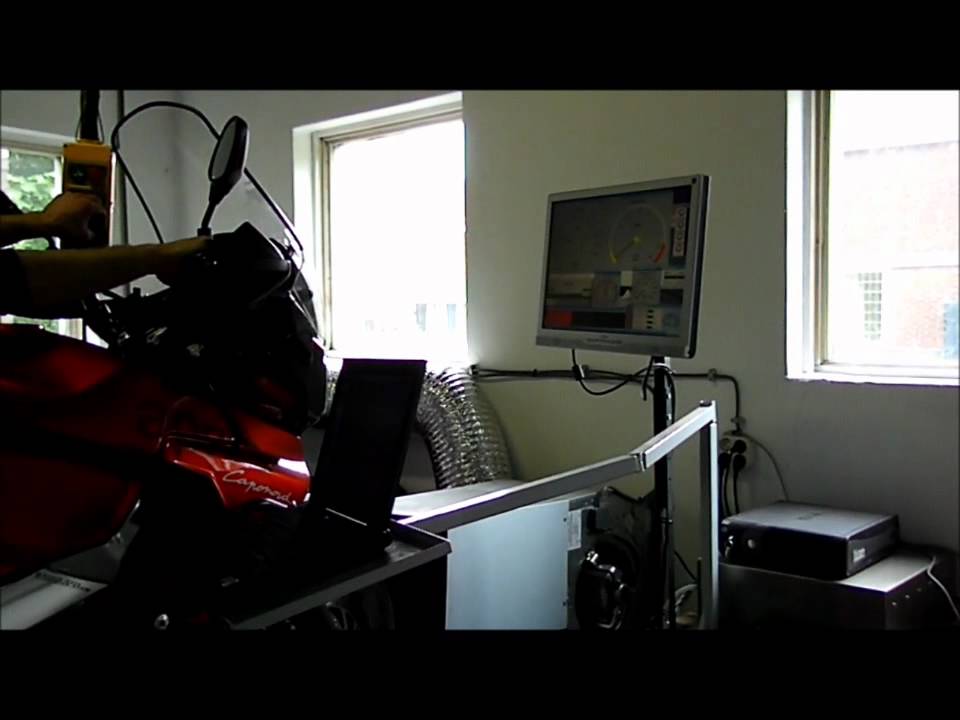 Aprilia ETV1000 Caponord Dyno run