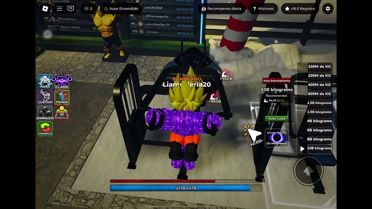 Jugando Roblox  the gym  | parte 1