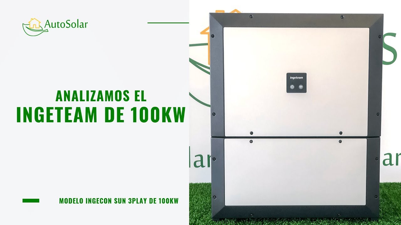 Inversor Red 100000W Trifásico INGECON Sun 3PLAY 100TL