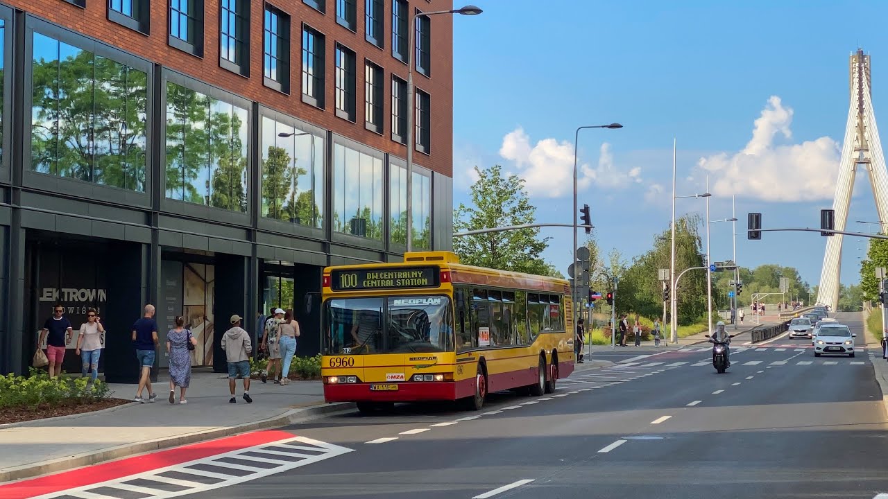 ↯ Neoplan N4020td #6960 (MZA Warszawa) [🚍100] ♪ ZF ♪ ↯