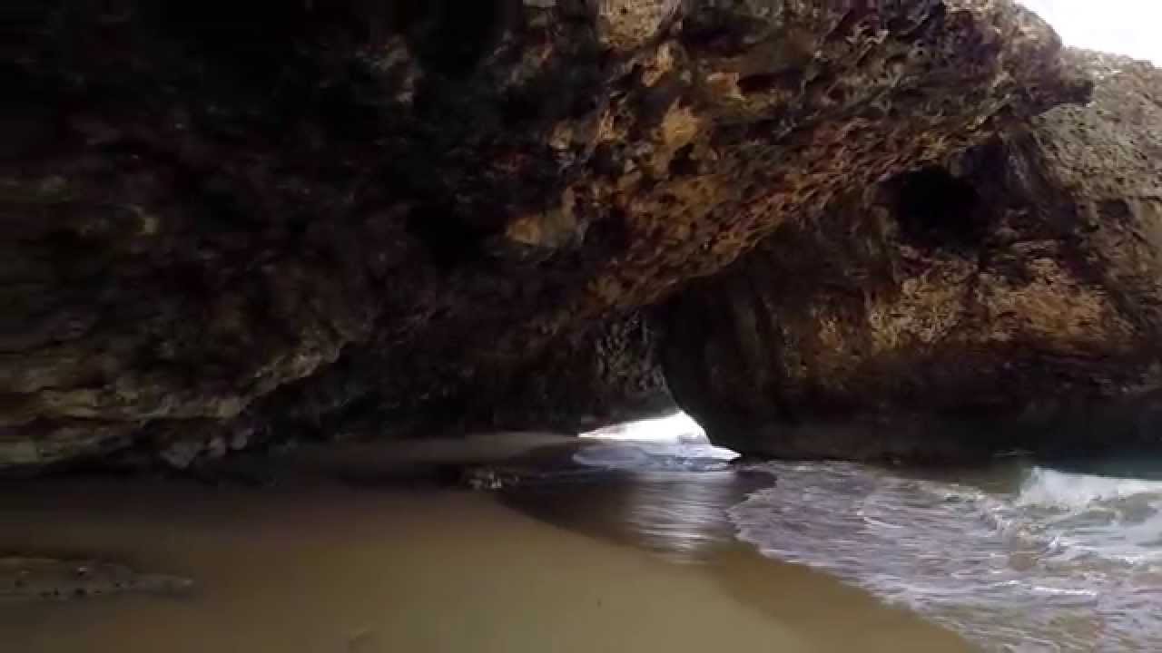 Survival Beach sea caves, Aguadilla Puerto Rico
