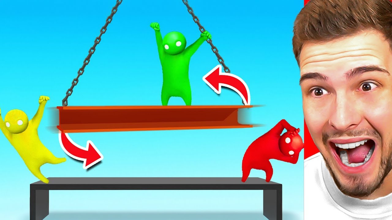 FALL NICHT VOM STAHLTRÄGER! (Gang Beasts)