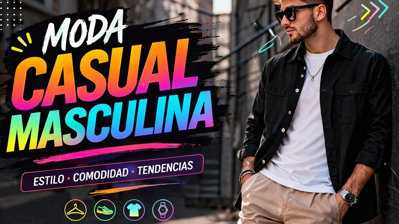 MODA CASUAL MASCULINA 2026 🔥 | Looks Modernos, C&oacute;modos y con Estilo que Elevan tu Imagen 💯