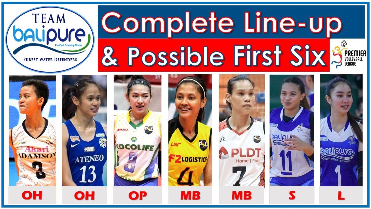 BaliPure Purest Water Defenders First Six and Complete Line-up PVL 2022