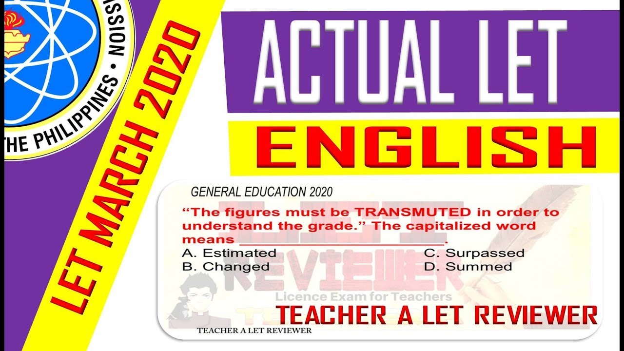 ENGLISH FREE LET REVIEWER 2020