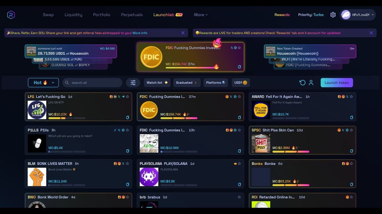 How to Lauch a Memecoin on Raydium Launchlab (Raydium.io)