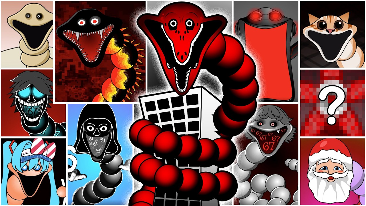 My Sprunki OC: HUNGRY WORM (Phase 1 to NEW Phase 41, Phase 42 from Roblox)