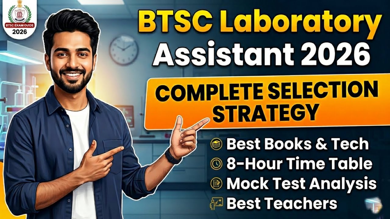 BTSC Lab Assistant 2026 ki taiyari kaise kare? | Best Teacher & Mock Test Series 📚 | Full Guide 🔬👨&zwj;🔬