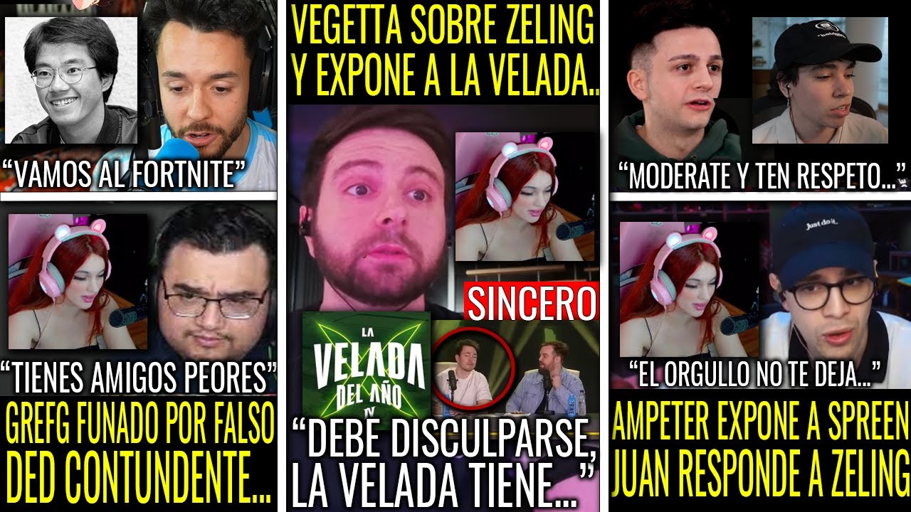 VEGETTA777 Se SINCERA Con ZELING y EXPONE ESTO | GREFG FUNADO | AMPETER EXPONE a SPREEN | DED y JUAN