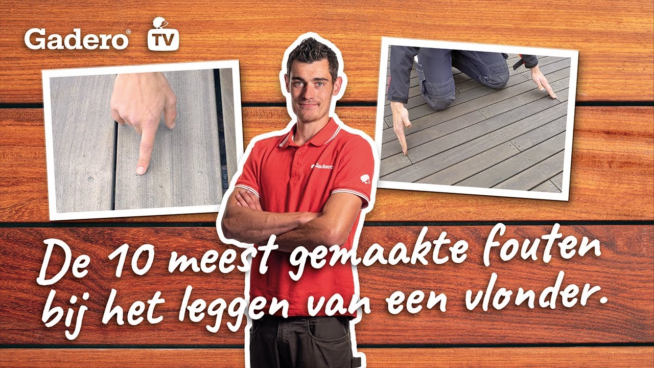 De 10 meest gemaakte fouten bij het leggen van een vlonder