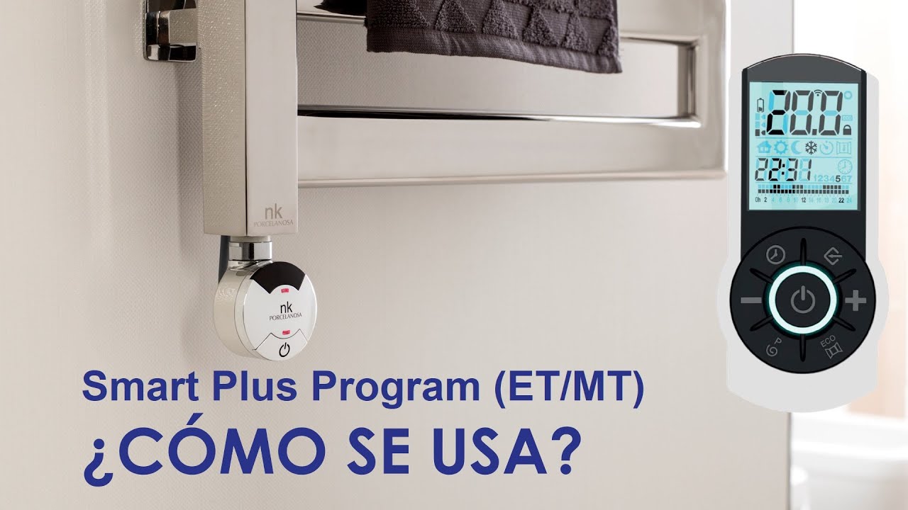 ¿Cómo funciona el mando a distancia del termostato Smart Plus Program?