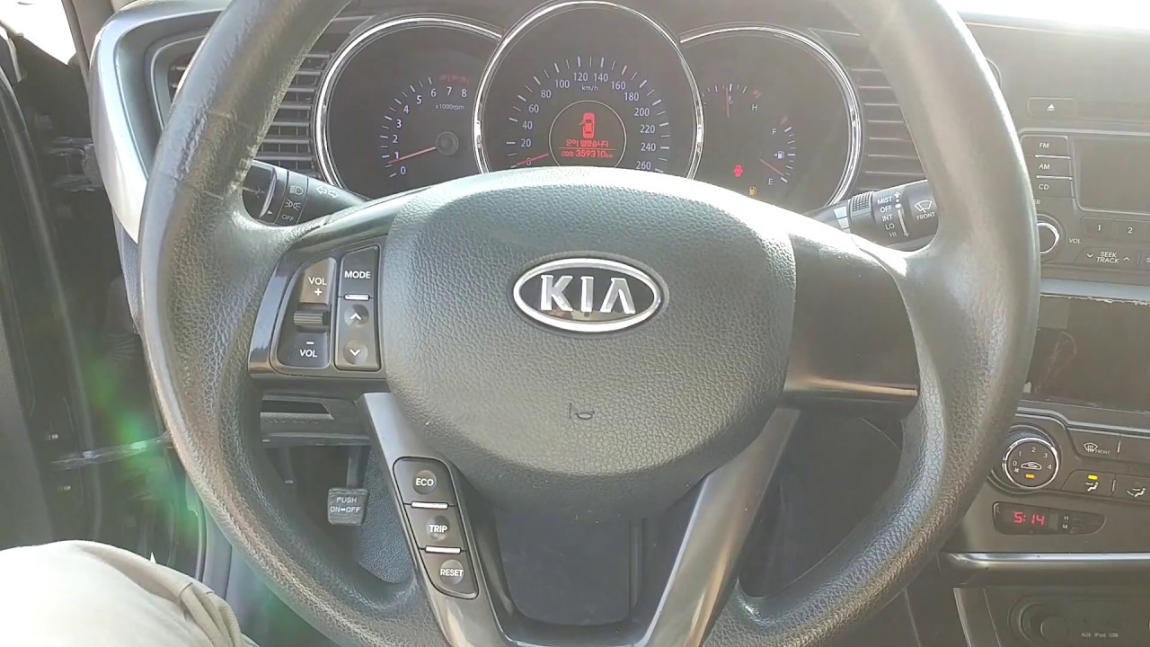 2012 KIA K5 BLACK LPG