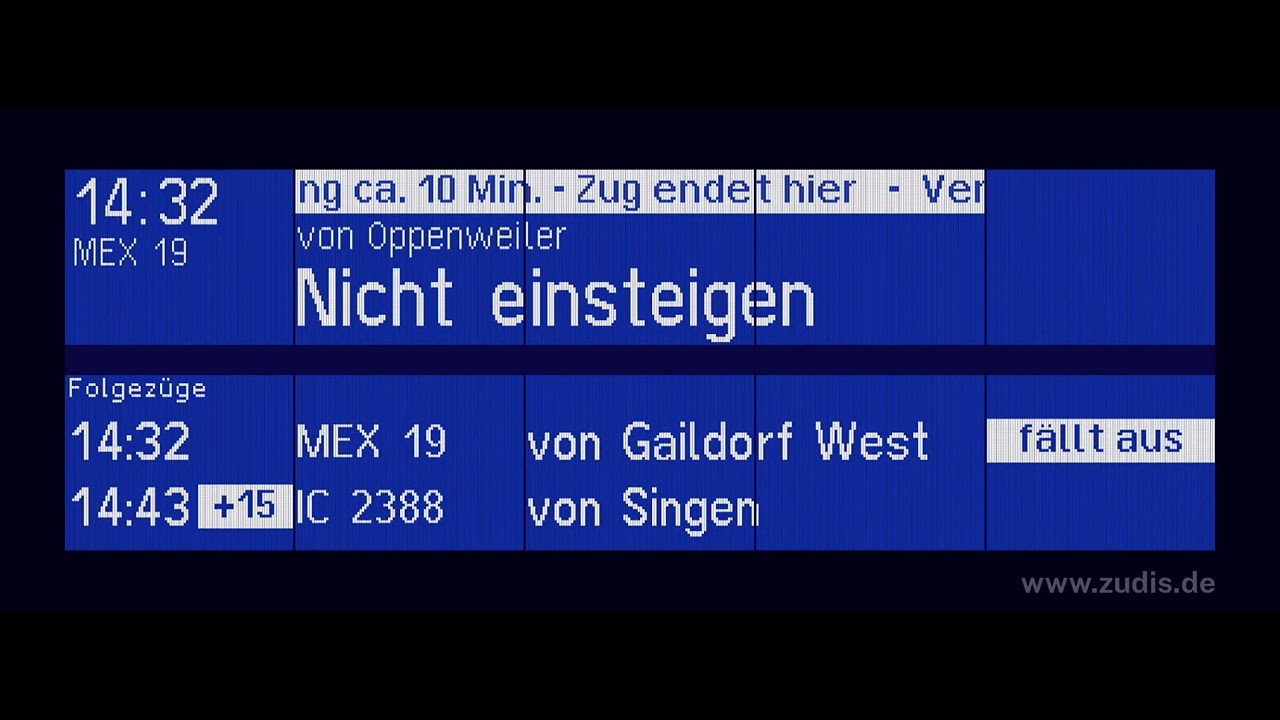 Bahnsteigansagen (Blechelse) Stuttgart Hbf