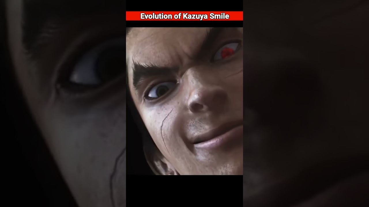 Kazuya Mishima Smile Evolution ||Tekken|| #shorts #youtubeshorts #tekken