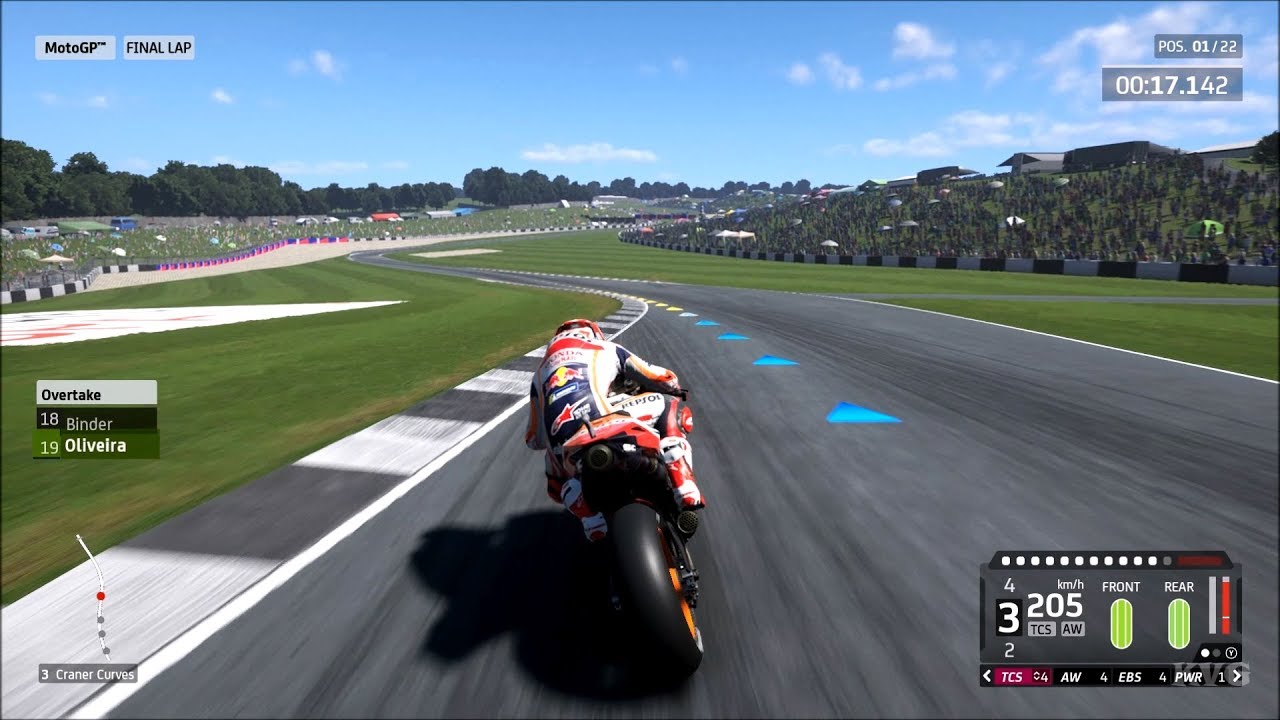 MotoGP 20 - Donington Park Circuit (DoningtonGP) - Gameplay (PC HD) [1080p60FPS]