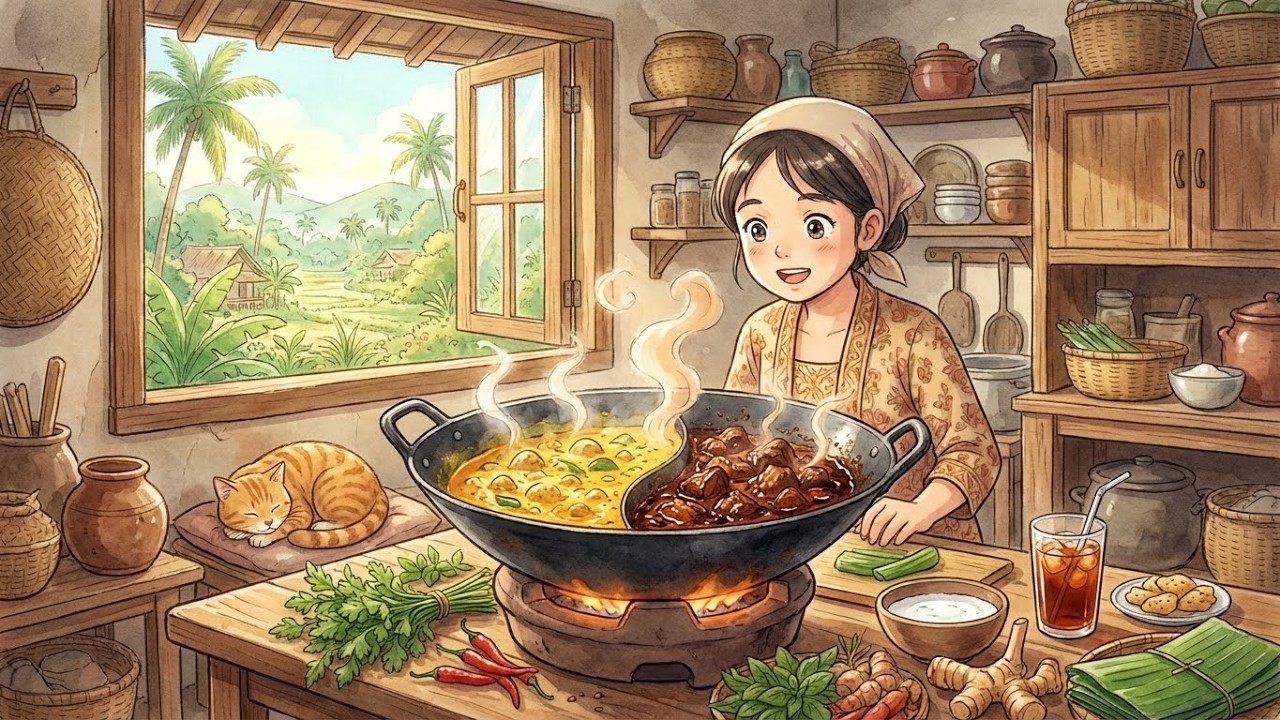Cozy Traditional Cooking | Ghibli Style Slow Living | Ghibli Style Cooking