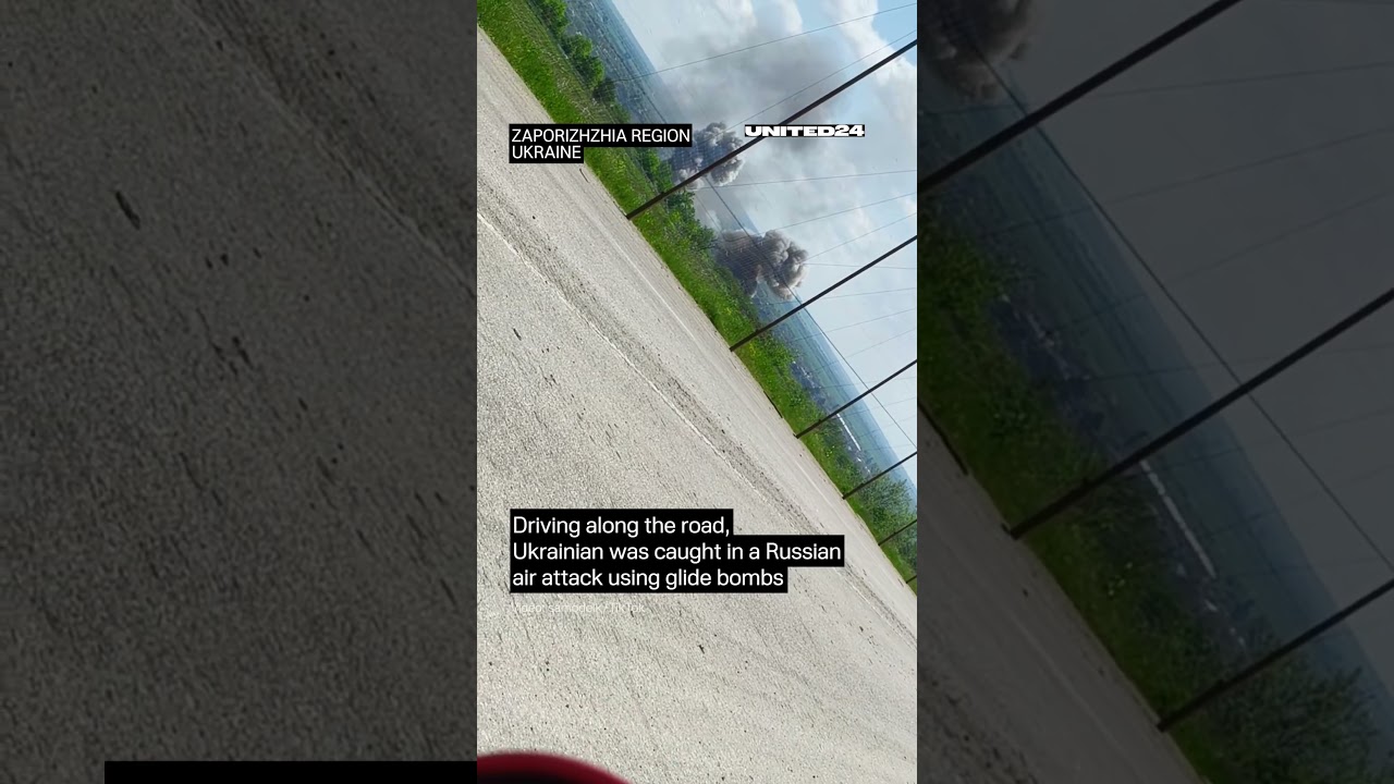 Russian Air Attack With Glide Bombs #warinukraine
