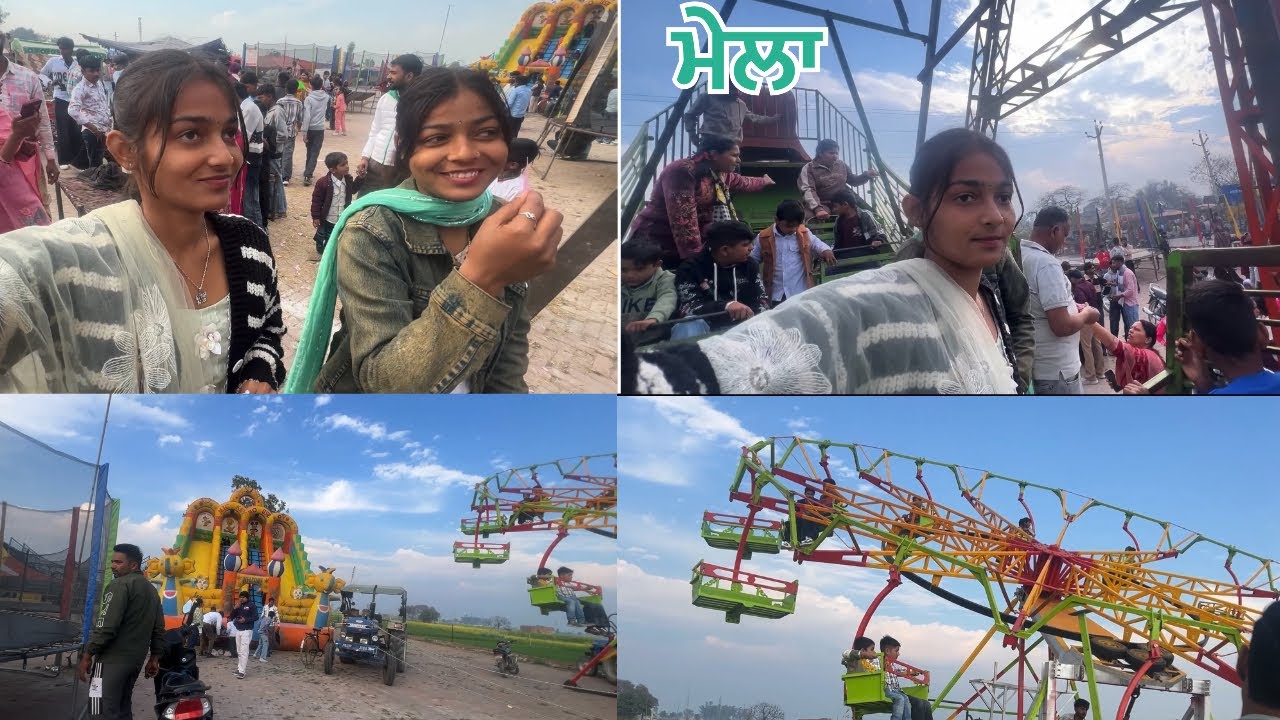 Asi gye nanke pind Mela 🎡 dekhan ❤️✨