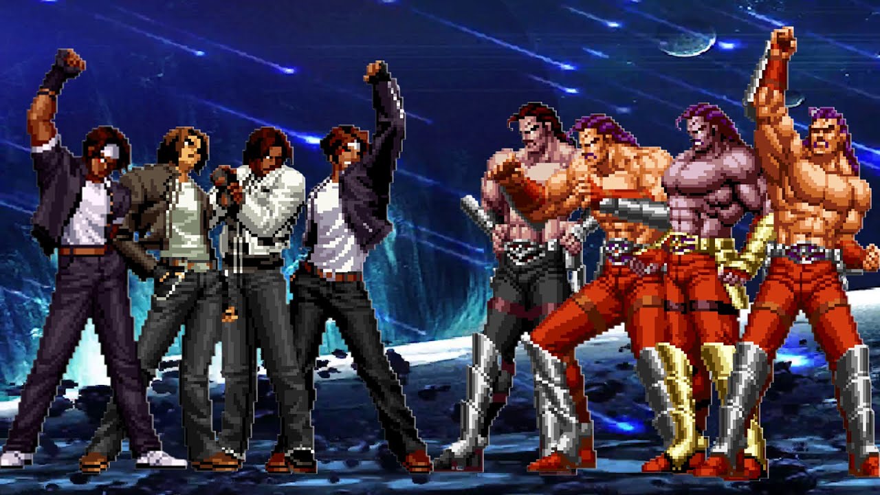[KOF Mugen] Kusanagi Team vs Krauser Team