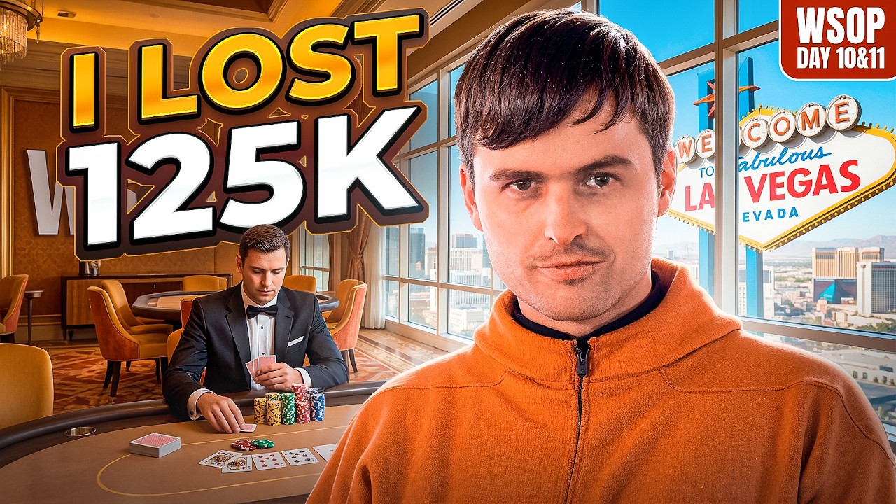 Я всё проиграл... | WSOP 2026, дни 10 и 11 | Влог Мартина Кабрхела