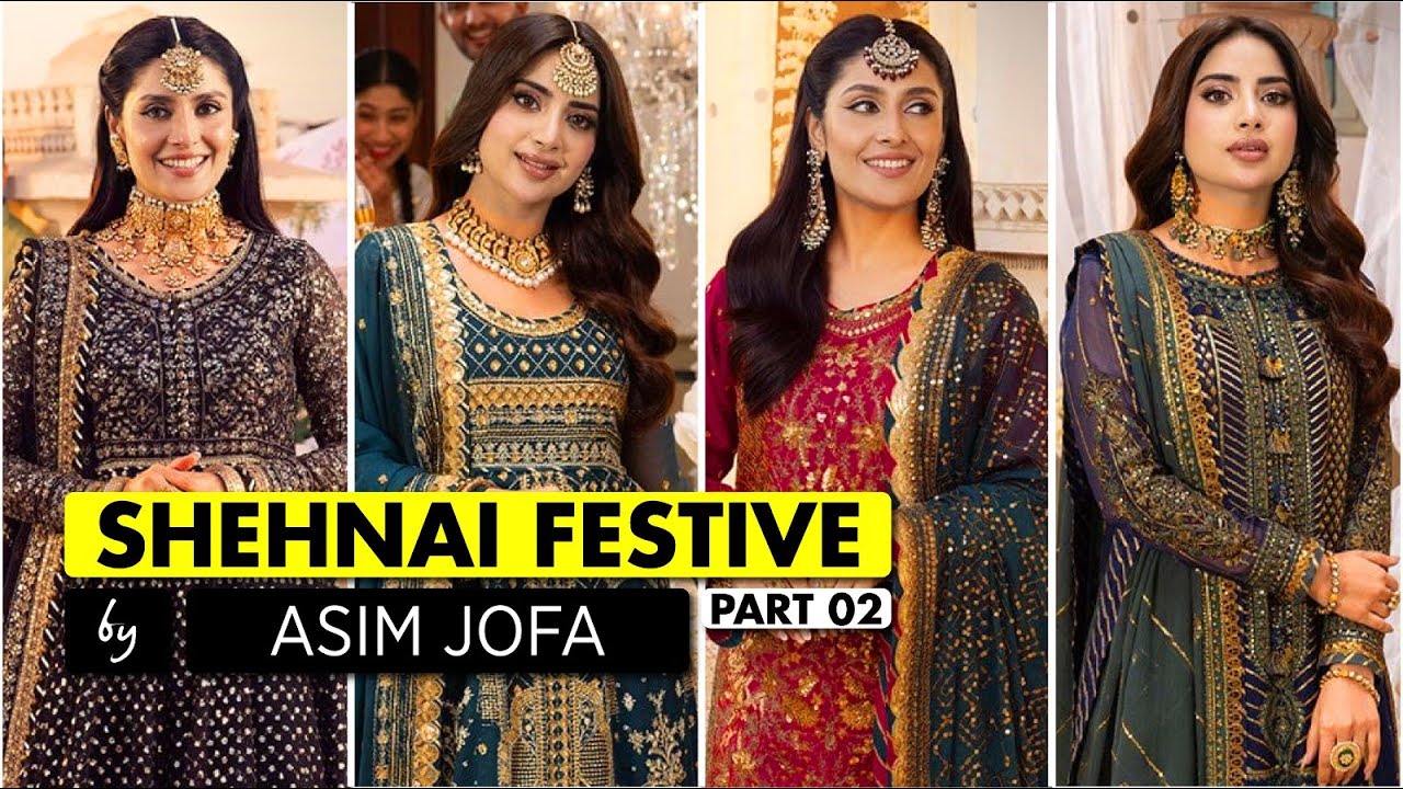 Asim Jofa | Shehnai Festive | 2024 | Chiffon - Silk - Net Collection by Asim Jofa