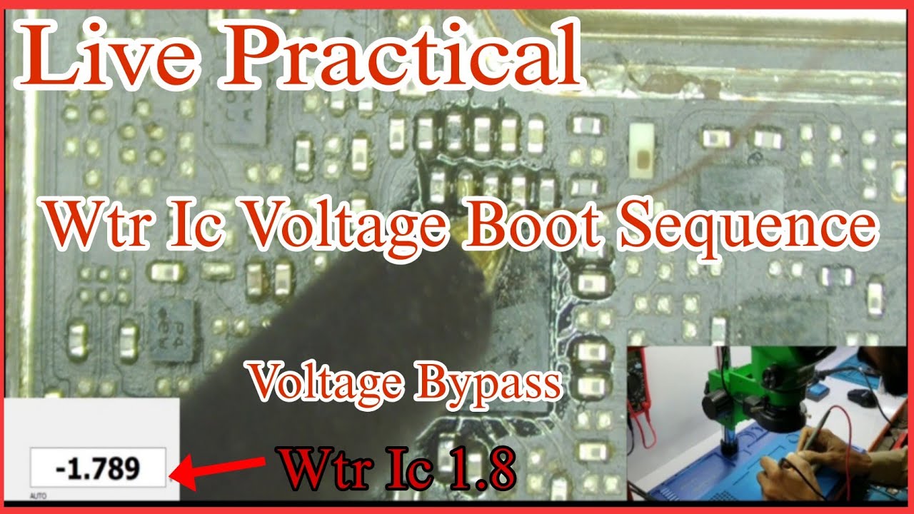 Wtr Ic 1.8 1.0 Voltage Missing | No Service Radio Off | Wtr Ic Voltage Bypass Solution