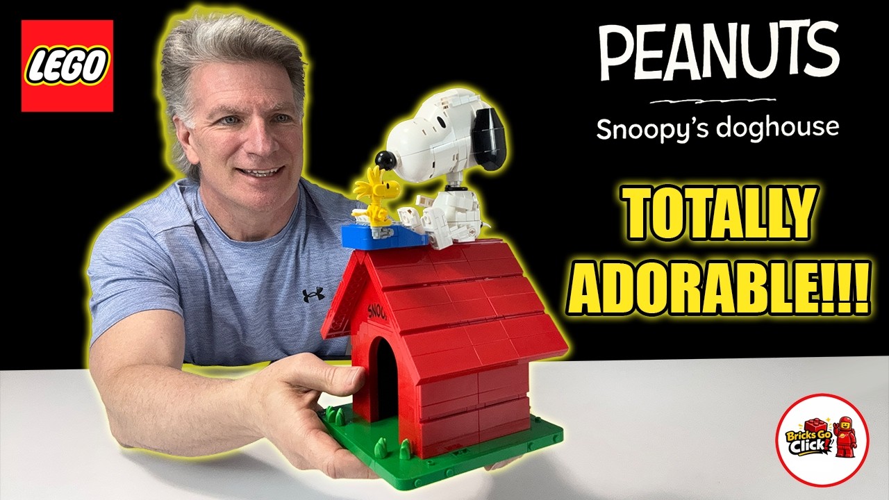 LEGO PEANUTS Собачья будка Снупи &mdash; Сборка и обзор &mdash; Набор 21368