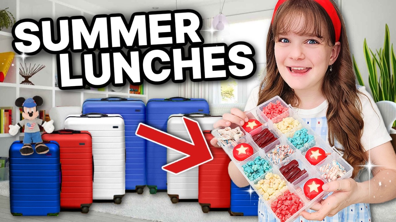 Fun Lunches Away from Home! Packing, Makeovers + McKenzie Stayed BEHIND!😱