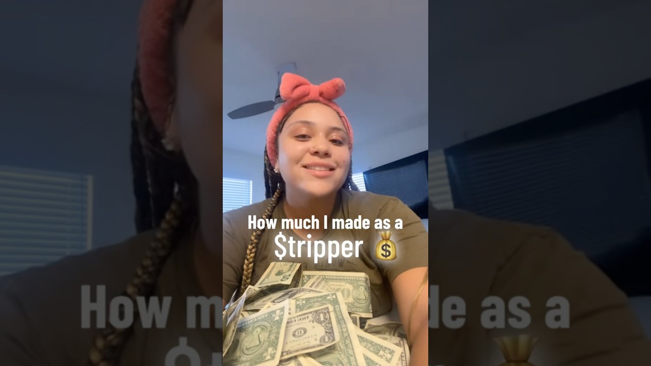 See how much I made as a #stripper #stripclub #moneycount #howtomakemoney #vlog #dancer