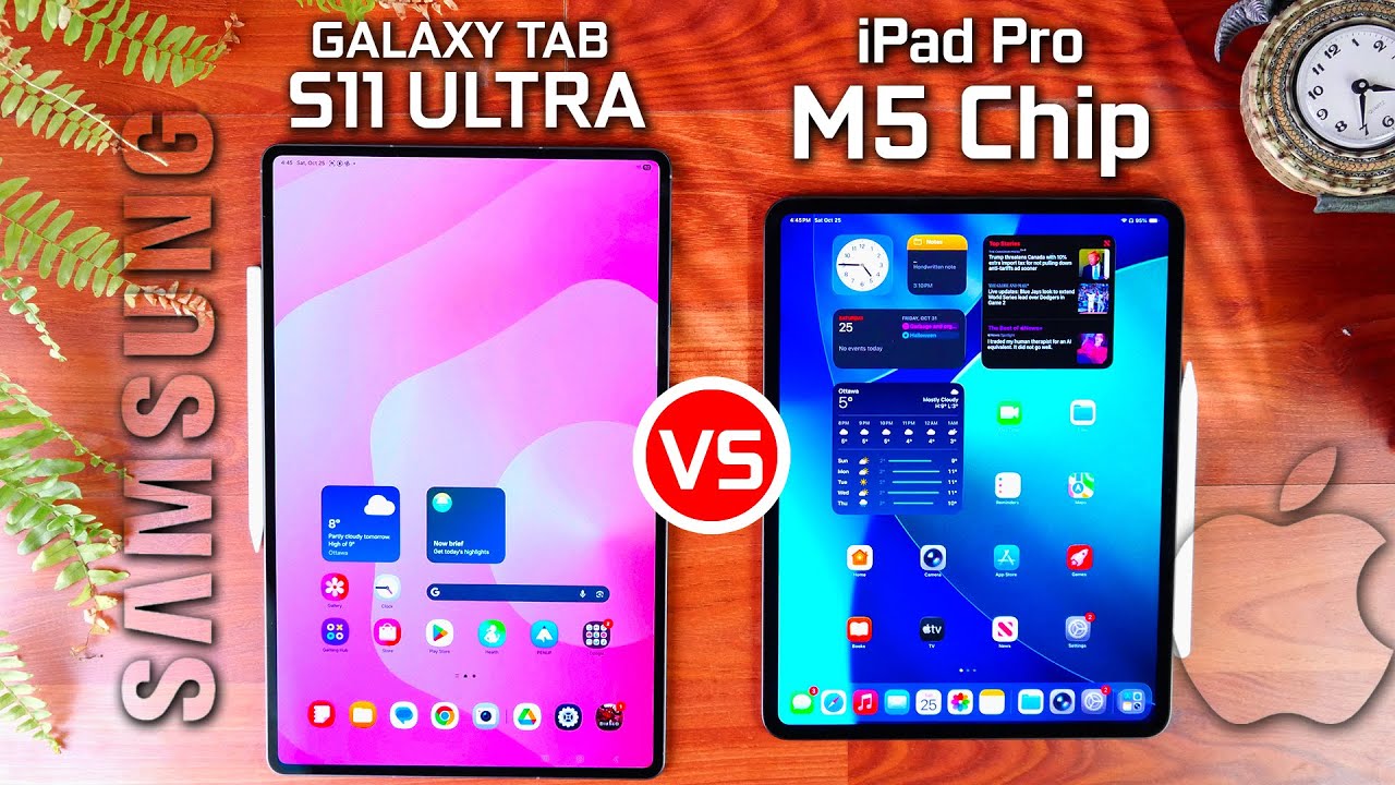 Apple iPad Pro M5 vs Samsung Galaxy Tab S11 Ultra Full Comparison
