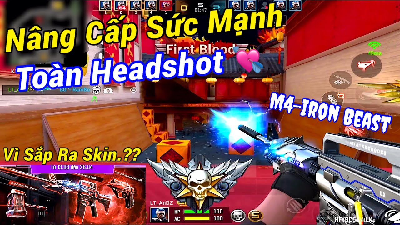 CF LEGENDS | M4A1-Iron Beast VIP FREE Bán Táo Mạnh Kinh Khủng Vì Sắp Ra Skin 😍