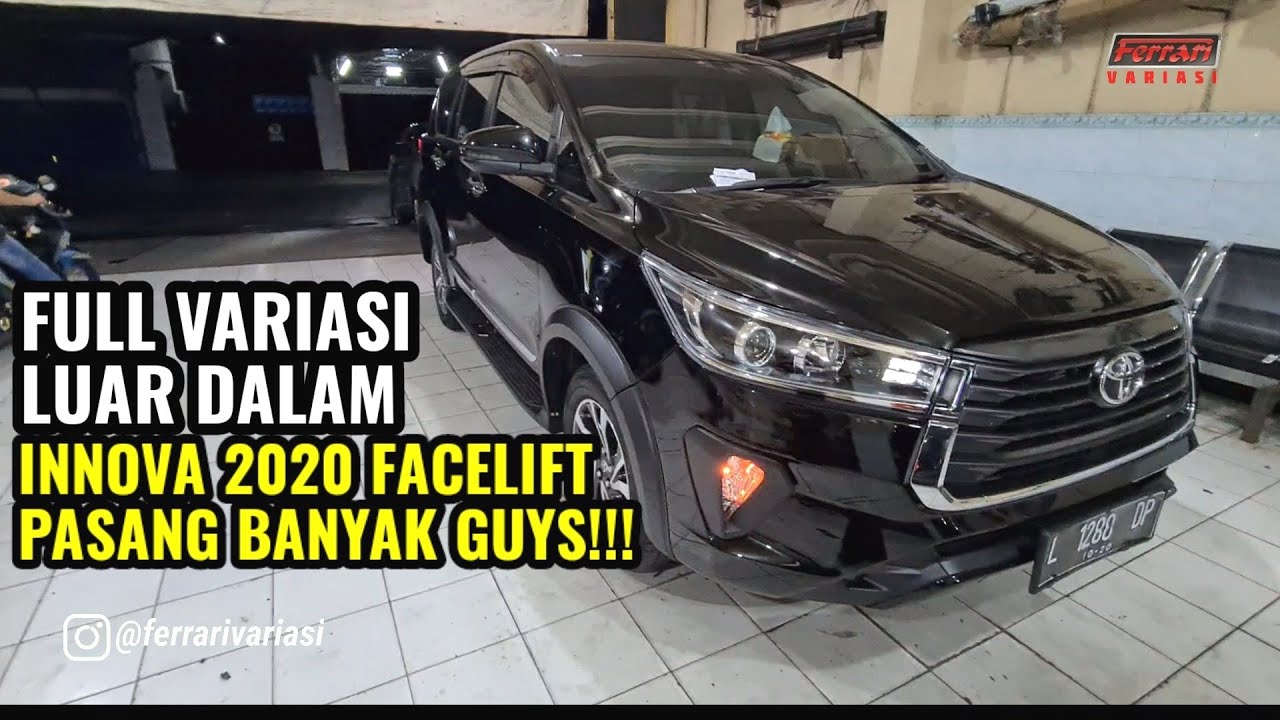 INNOVA 2020 V FACELIFT FULL VARIASI LUAR DALAM UPGRADE FITUR | FERRARI VARIASI SURABAYA