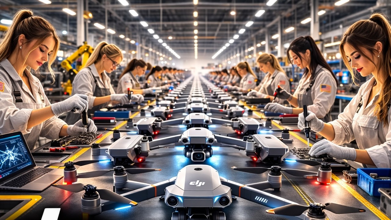 Inside a Modern Drone Factory How Thousands Are Made Daily (Factory Tour)