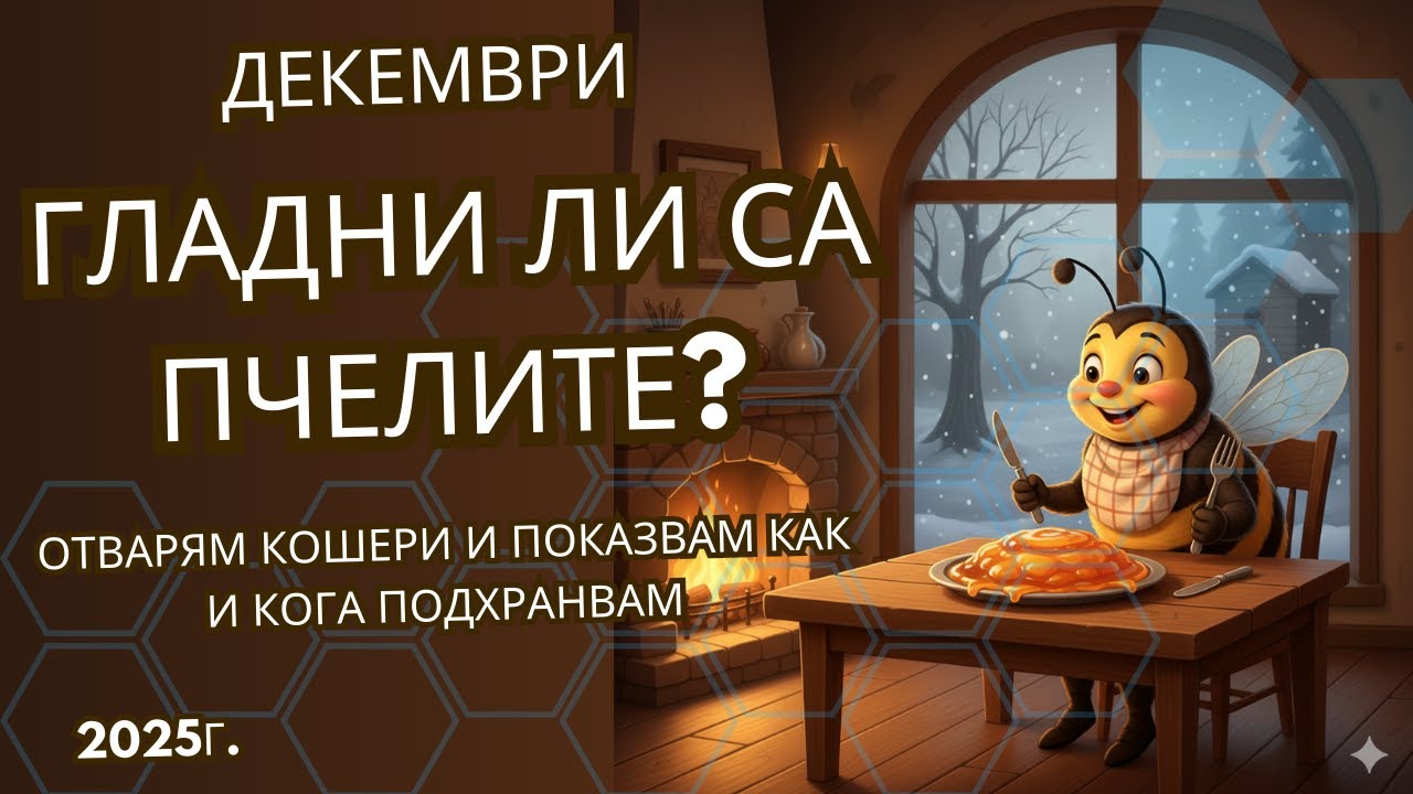 „Гладни ли са пчелите? Отварям кошери и показвам как и кога подхранвам“