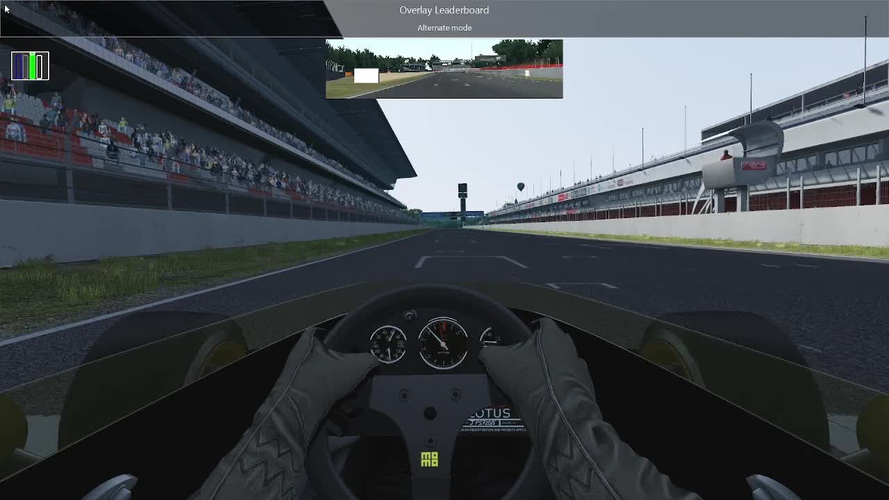 Assetto Corsa Barcelona - Moto Lotus 72D (Dry) Track Guide (Hotlap + Telemetry)
